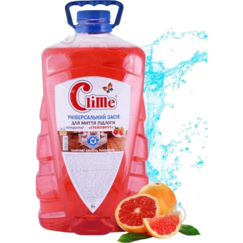 Засіб для миття підлоги CLIME Грейпфрут, універсальний, 5 л